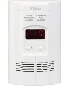Kidde Carbon Monoxide Detector, Propane, Natural, Methane, & Explosive Gas Alarm, Plug-In Wall with 9-Volt Battery Backup, Digital LED Display